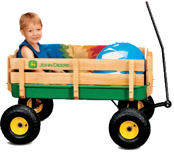 john deere toy wagon