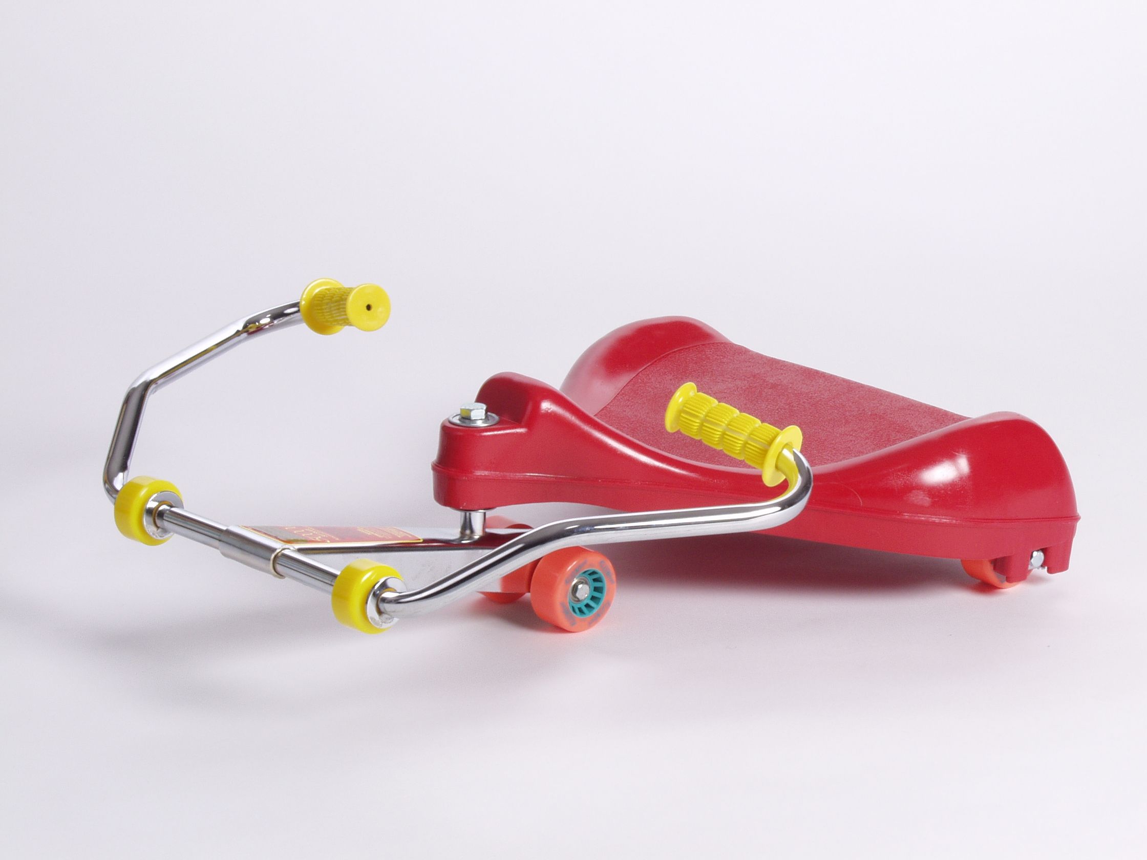 Red Roller Racer Amusement Model Scooter Riding Vehicle