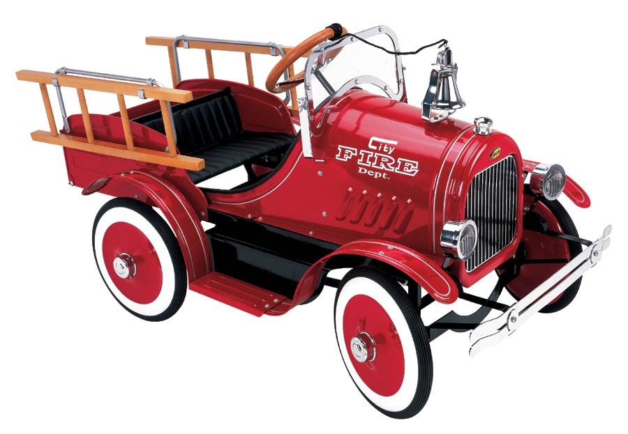 Antique Fire Truck Pedal Car