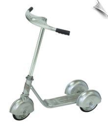 Morgan Retro 3-Wheel Scooter Silver