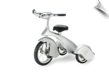 Silver Chrome Retro Tricycle Silver Chrome Retro Tricycle