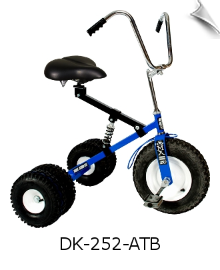 Blue Dirt King Adult Dually Tricycle