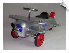 Silver Eagle Bi-Plane Scoot-Along - OUT OF STOCK Silver Eagle Bi-Plane Scoot-Along - OUT OF STOCK