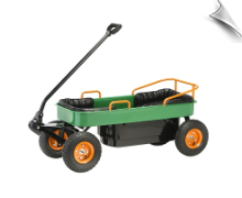 Two Person Coach Steel Wagon Green Two Person Coach Steel Wagon Green