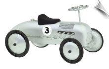Silver Racer Scoot-ster Foot to Floor Silver Racer Scoot-ster Foot to Floor