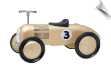 Metalic Gold Racer Foot to Floor Retro Racer Metalic Gold Racer Foot to Floor Retro Racer