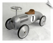 Silver Scoot-Along Race Car (Speedster Racer) Silver Scoot-Along Race Car (Speedster Racer)
