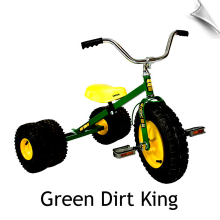 Green Dirt King Dually Tricycle