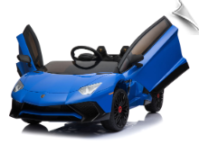 Mini Moto Lamborghini 12v Blue (2.4ghz RC)