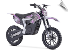 MotoTec 36v 500w Demon Electric Dirt Bike Lithium Purple