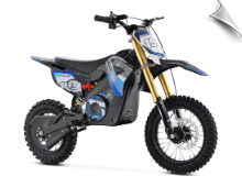 MotoTec 36v Pro Electric Dirt Bike 1000w Lithium Blue
