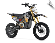 MotoTec 36v Pro Electric Dirt Bike 1000w Lithium Orange