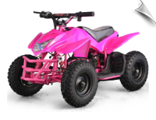 MotoTec 24v Kids ATV Titan v5 Pink