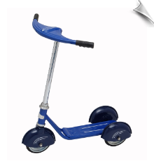 Retro Scooter Blue with Navy Fenders