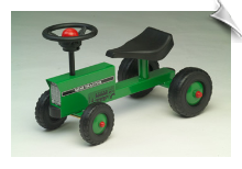 Pedal-Free Little Green Mini-Tractor (Scoot-Along)