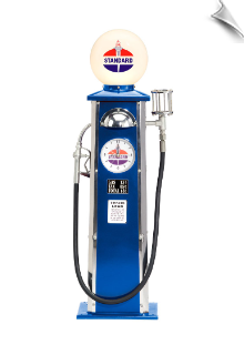 Blue Standard Oil Gas Pump Blue Standard Oil Gas Pump