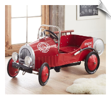 Retro Fire Engine Pumper Pedal Car Retro Fire Engine Pumper Pedal Car