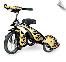 Black Hot Rod Retro Tricycle - OUT OF STOCK