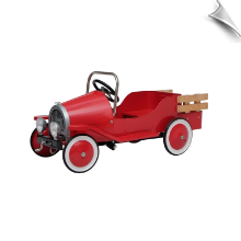 Red Retro Style Pickup Truck Pedal Car Red Retro Style Pickup Truck Pedal Car