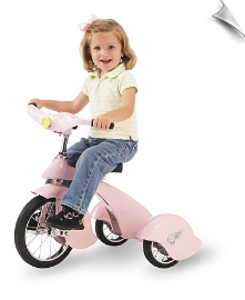 Pink Pegasus Retro Tricycle