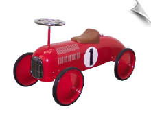 Red Scoot-Along Race Car (Speedster Racer) - OUT OF STOCK