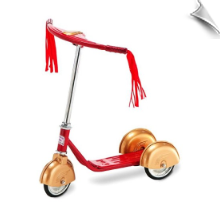 Red/Gold Retro Scooter