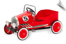 Red Classic Pedal Car