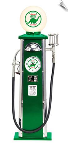 Green Dino Sinclair Old-Time Gas Pump