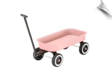Pink Tot Doll Wagon