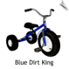 Blue Dirt King Tricycle