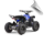 MotoTec 36v 500w Renegade Shaft Drive Kids ATV Blue