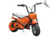 MotoTec 24v Electric Bike Orange