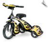 Black Hot Rod Retro Tricycle