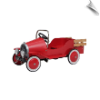 Red Retro Style Pickup Truck Pedal Car