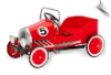 Red Classic Pedal Car